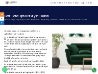 Sofa Upholstery in Dubai | Best Sofa   Furniture Upholstery