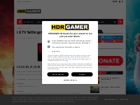 LG TV Settings for HDR Gaming