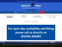  Tyres in Newbury & Thatcham | Headley Tyres