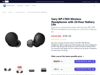 Sony WF-C500: Premium Wireless Headphones with Long Battery Life