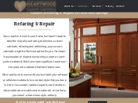 Cabinet Refacing, Refinishing, and Repair - Heartwood Custom Cabinetry