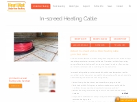 In-screed Heating Cable   Heat Mat
