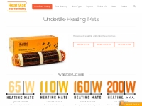 Undertile Heating Mats   Heat Mat