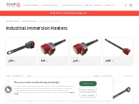 Industrial Immersion Heaters - heatrod shop