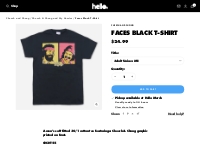 Faces Black T-Shirt