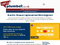 Electric shower fitting Birmingham | Shower replacement Birmingham