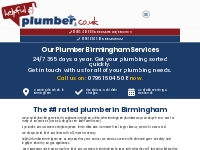 Helpful Plumber Birmingham: Fixed costs repairs | Birmingham Plumbers