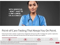 Point of Care Testing Systems | Hemoglobin Levels | HemoCue