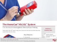 Hb 201+ System | Instant Hgb Blood Test HemoCue America