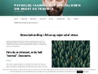 Stress behandling Århus hos psykolog med særlig viden om stress
