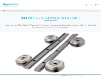 DualVee® V Bearings Linear Slide | Competitive Prices | HepcoMotion