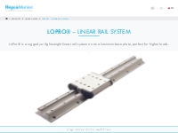 LoPro® Linear Rail System | Rugged Yet Lightweight | HepcoMotion