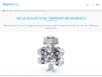 Vacuum and High Temperature Bearings | HepcoMotion