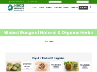 HNCO Organics   HNCO Organics Pvt Ltd- Manufacturer, Supplier   Export