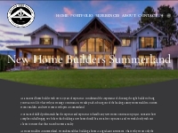 Luxury Home Builders Summerland | New Home Construction | Custom House