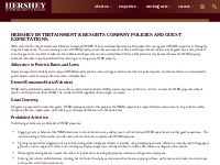 Policies   Expectations | Hershey Entertainment & Resorts