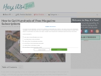 How to Get Hundreds of Free Magazine Subscriptions Each Year!