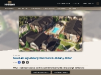 Now Leasing: Abberly Commons   Abberly Alston