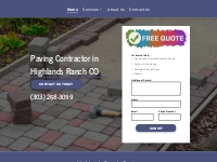       Paving Company | Paving Contractors | Highlands Ranch, CO
