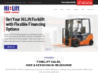 Forklift Servicing, Forklift Hire   Forklift Sales in Melbourne | Hi-L