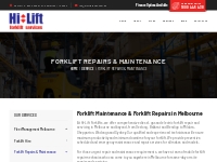 Forklift Repairs in Melbourne | Forklift Maintenance | Hi-Lift Forklif