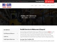 24/7 Forklift Service in Melbourne   Beyond | Hi-Lift Forklifts