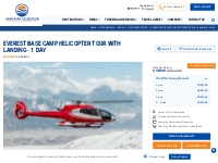 Everest Base Camp Helicopter Tour With Landing Cost for 2024