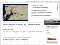 Hiranandani Fortune City Location Map