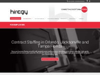 Contract Staffing in Orlando Jackonsville   Tampa Florida| Hiregy
