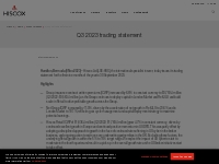 Q3 2023 trading statement | Hiscox Group