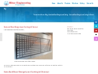 Gate And Door Design Laser Cutting in Chennai | Hitze Engg