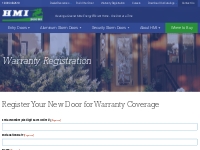 Warranty Registration - HMI Doors