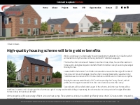 High-quality housing scheme will bring wider benefits - Hobson   Porte