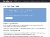 Specialist SEO Cluj - Paul Hoda