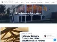Custom Porches   Sunrooms in Dulles, VA - Holloway Company