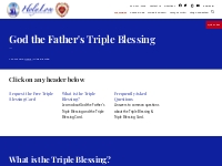 Triple Blessing - Holy Love