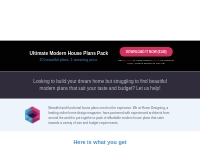 Ultimate Modern House Plan Pack