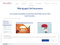 Mortgage Life Insurance Menu