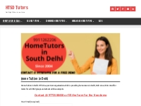 Home Tuition in Delhi | Home Tuition with Top School Teacher | HTSD