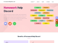 Homework Help Discord | Get Help in Homework and Exams
