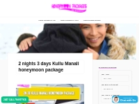 2 nights 3 days Kullu Manali 𝗵𝗼𝗻𝗲𝘆𝗺𝗼𝗼𝗻 package for 2024-25