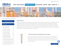 Industrial Water Filter Cartridges Leading Supplier From China - Hongt