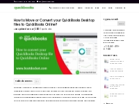 Convert from QuickBooks Desktop to Online (7 Easy Steps)