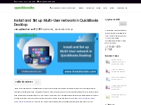 Install and Set up Multi-User network in QuickBooks Desktop