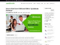 Print 1099 and 1096 Forms in QuickBooks Desktop (Tips   Tricks)