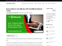 Repair QuickBooks Files with Advanced QuickBooks Repair Tool