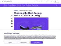 Choosing the Best Backup Solution: Restic vs. Borg
