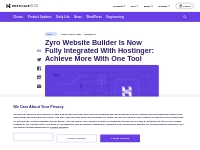 Zyro Website Builder Joins Forces With Hostinger