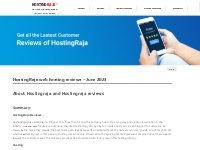 HostingRaja reviews | Hosting reviews | Server reviews - 2023