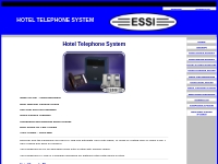 Hotel Telephone System - E System Sales, Inc.